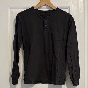 Boy’s Gap Charcoal Henley Shirt